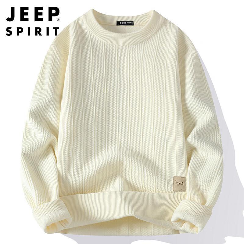 JEEP SPIRIT Men's Warm Knit Pullover