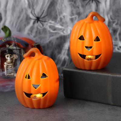 Halloween Pumpkin Lantern LED Candle Light Party Decoration