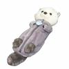 Plush Doll Pencil Case 3D Stuffed Pencil Box Soft Animal Stationery Bag Kids Stationery Bags