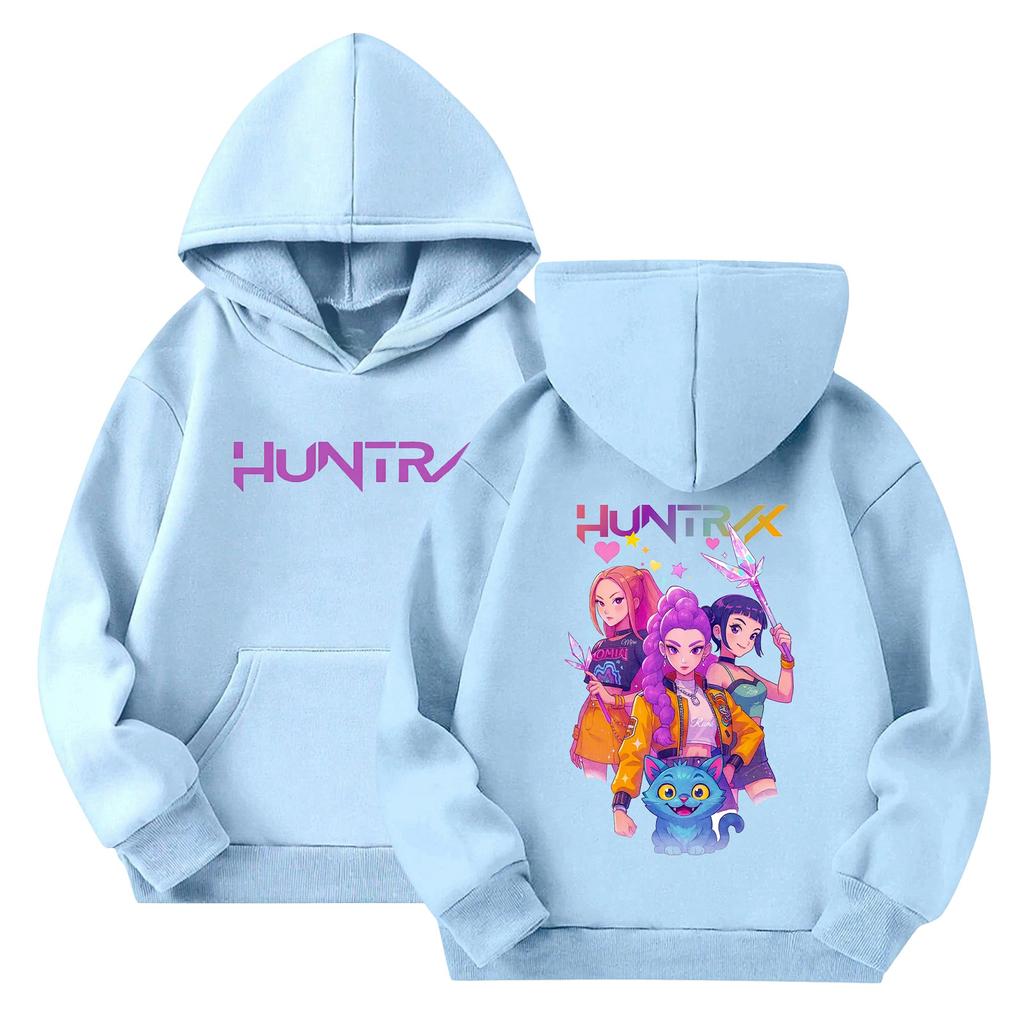 Women's Hooded Gradient Printed Long Sleeved Sweatshirt Loose Women's Sweatshirt  Sweatshirt