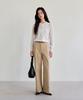 The Ello Cotton Pintuck Pants (Beige)