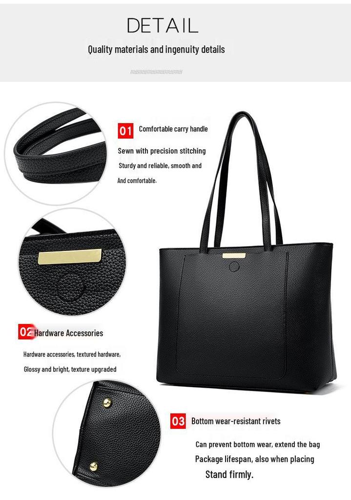 Borsa a Tote da Donna alla Moda di Grande Capacità 2025 - Nuova Stile Borsa a Spalla Transfrontaliera