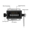 5 Digit Pull Counter D67-F 5 Digit Mechanical Resettable Manual Hand Pull Stroke Tally Counter Count Accurately