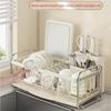 Convenient Storage Rack Multifunctional Cutting Board Organizer Cutlery Storage Basket  Household
