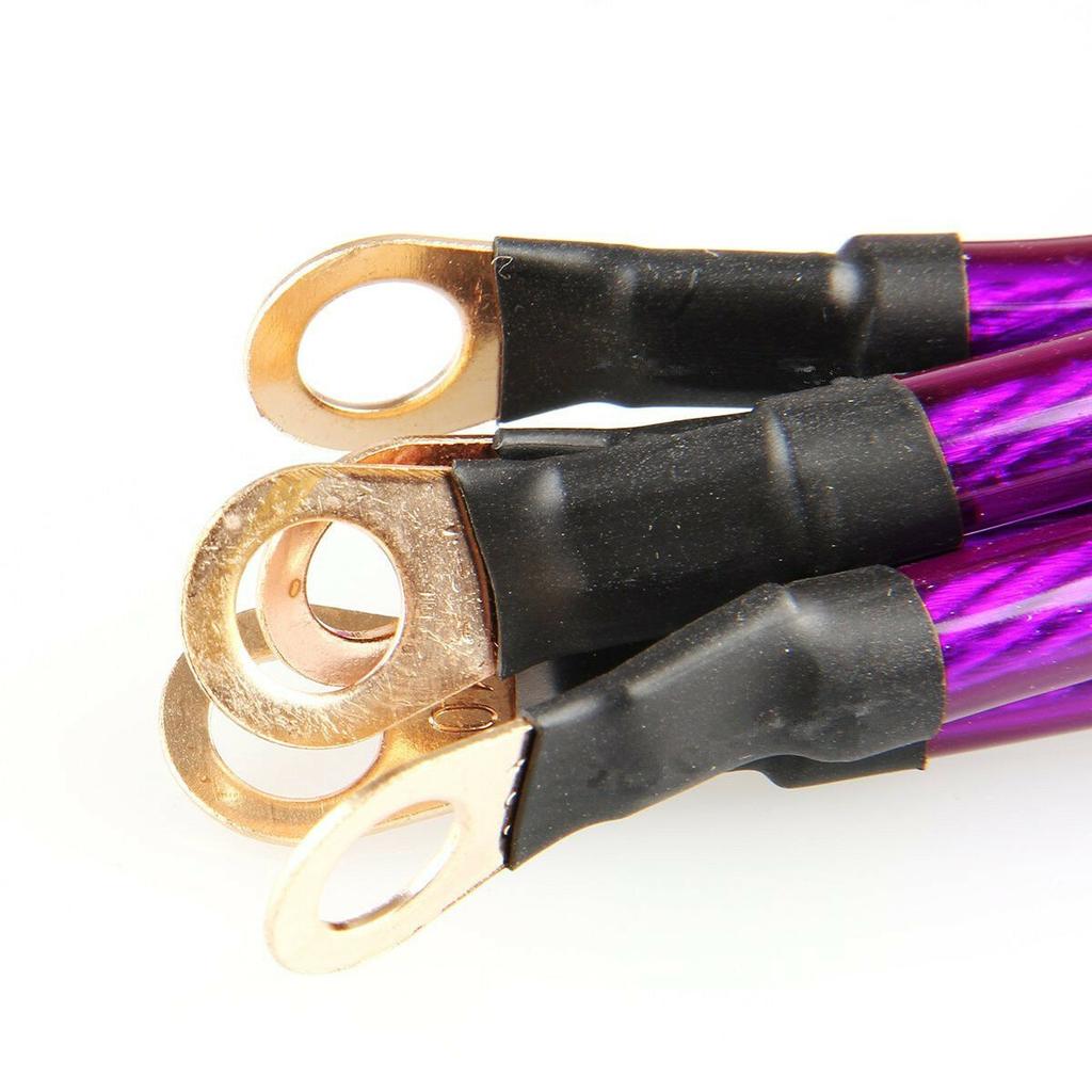 5pcs Grounding Wire Cable,several Installing Parts For Universal For all Cars