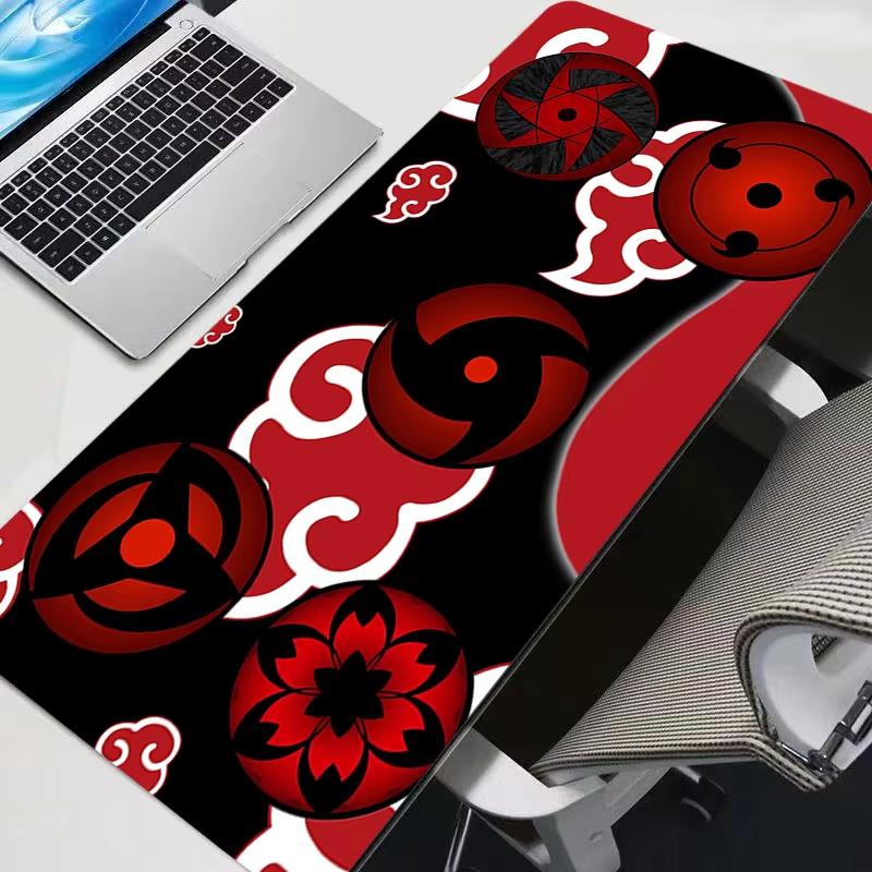 

Large Mouse Pad Anime AKATSUKI N-Naruto Gaming Accessories Varmilo Keyboard Desk Mat Gabinete Gamer Carpet Mousepad Mouse Mats 30x60x0.2cm