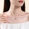 Tancise S925 Sterling Silver Luxury Personality Pendant Necklace Women's Classic Tide Necklace