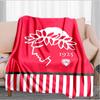 Olympiacos Fc: Coperta Orgoglio Rosso e Nero Adatta per Divani, Letti, Uffici e Campeggio - Regalo Perfetto per Halloween Natale