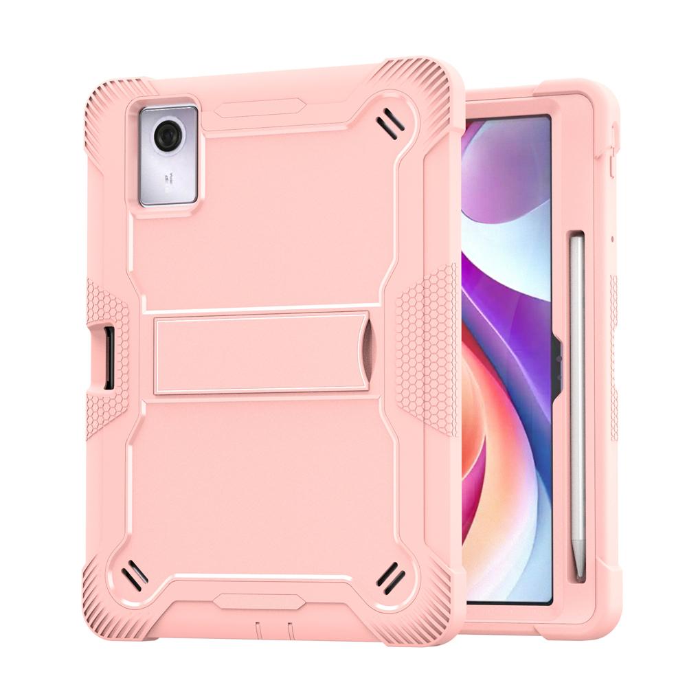 Shockproof Silicone+PC Tablet Cases for 11   Lenovo IDEA TAB/Tab K11 Gen 2/XiaoXin Pad 11 2025 335FC 336 Case Cover Stand Shell for Idea Tab 11inch розового золота