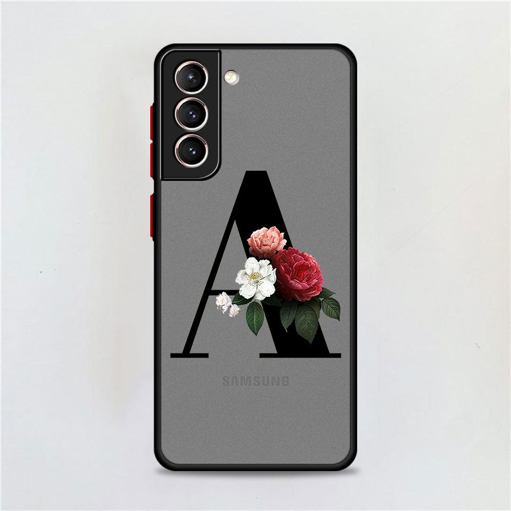 

Матовый чехол с буквами «сделай сам» и цветком для Samsung Galaxy S22 S20 S21 FE S10 S9 Plus S8 Capa Note 20 Ultra 10 Lite, чехол для телефона Samsung Note 9