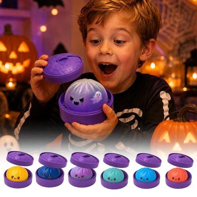 With Steamer Steamed Stuffed Bun Squeeze Pinch Le Stress Relief Sensory Ball  Halloween Gifts