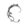 Retro Alloy Earrings Exaggerated Punk Style Three-Dimensional Flying Dragon Ear Hanging Men And Women Can Wear Earrings