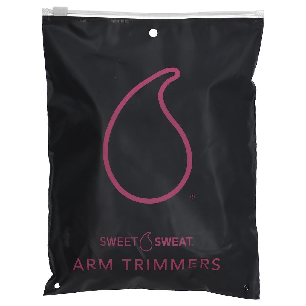 Sweet Sweat, Arm Trimmer, Medium, Black & Pink, 1 Pair