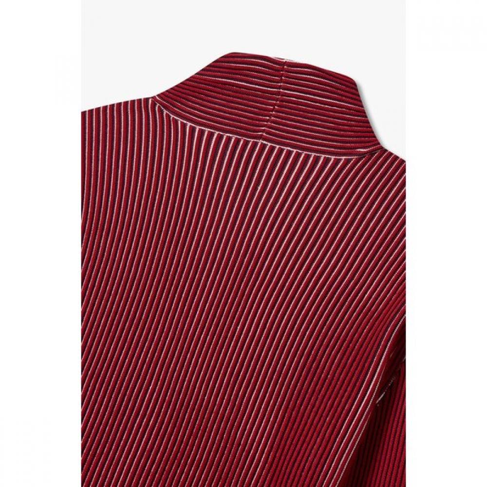 Emporio Armani Women S Rib Stripe Crop Cardigan A525328527