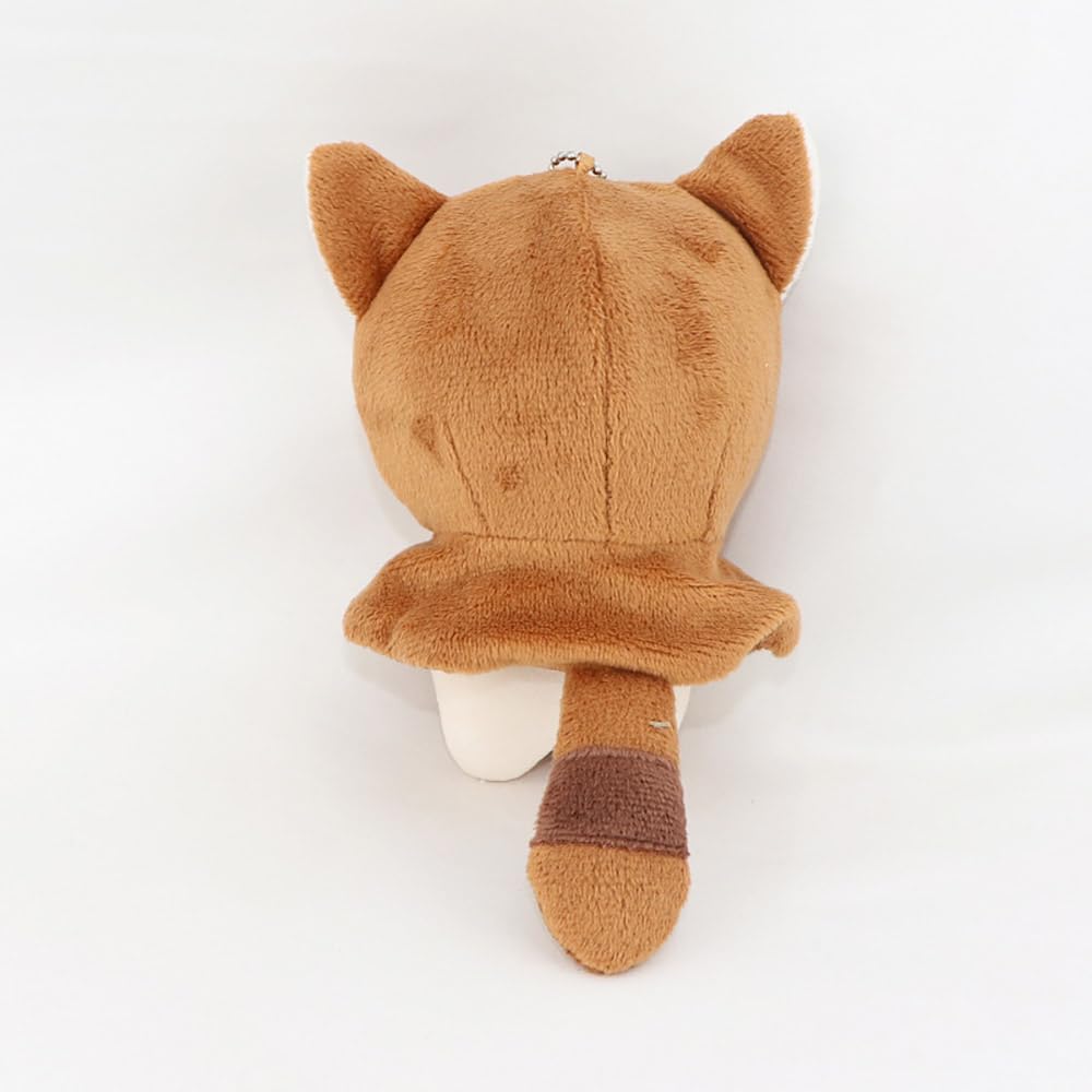 Niannyyhouse Pluche Kleding, 10cm-15cm, Dierenprint Cape, 17cm Pop, Aankleed (Bruin)