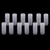 12Pcs 5 Stackable Round Plastic Box Small Items Crafts Storage Organizers Case