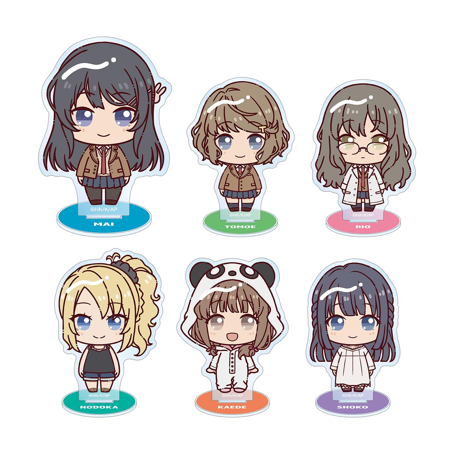 

Rascal Does Not Dream of Bunny Girl Senpai Trading Chokonto Acrylic Stand Box of 6