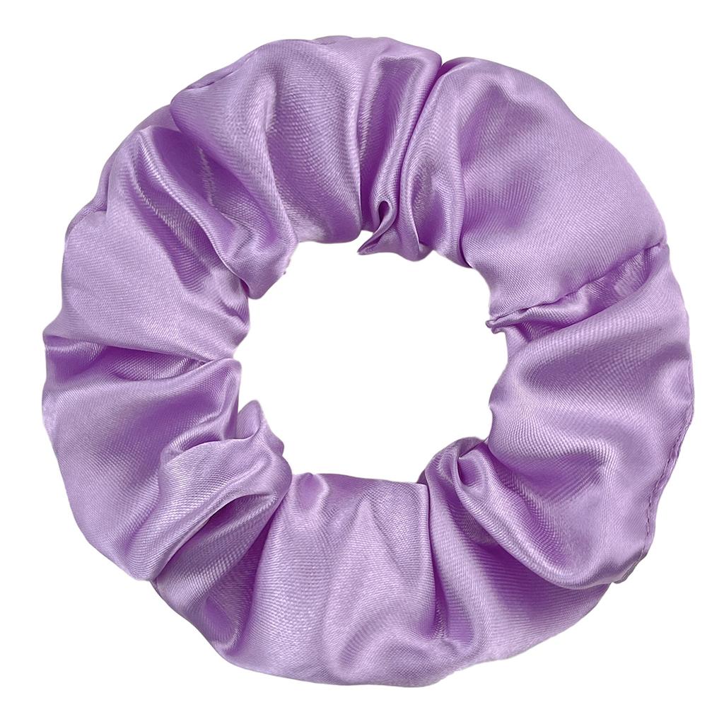 5 Stück Trendige Weinfarbe Satin Scrunchies Damen Niedliche Haarschmuck Mädchen Lila Violett Serie Scrunchies Elastische Haargummis