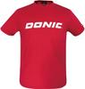 Donic Logo 2025 Shirt, J.T.T.A.A. (Japan Table Tennis Association) Approved, GL155, Red, 3XL