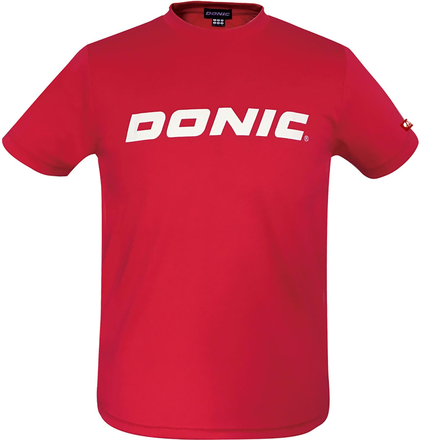 

Donic Logo 2025 Shirt, J.T.T.A.A. (Japan Table Tennis Association) Approved, GL155, Red, 3XL