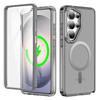 Applicable To Samsung S26Ultra 2-in-1 Magnetic Mobile Phone Case S25Ultra Transparent S24 Anti-drop Protective Case