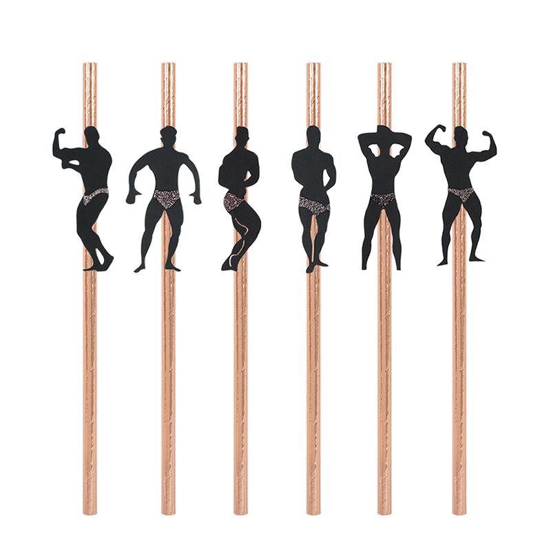 

12 шт. Танцующие мужские бумажные трубочки для напитков, девичник, свадьба, девичник, девичник, вечеринка по случаю дня рождения для взрослых, принадлежности