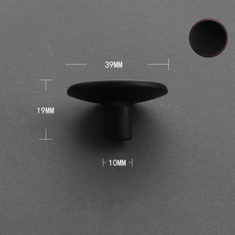 Manopola Rotonda Semplice Moderna Maniglia per Cassetto Lega di Zinco Armadio Guardaroba Comodino Ripostiglio Maniglia per Porta Cucina Ferramenta per Mobili