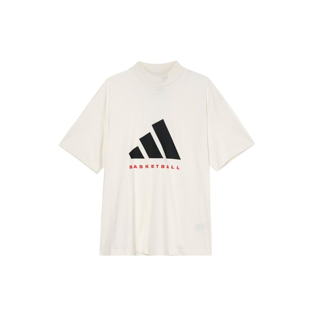 adidas Basketball FW24 The 2025 Collection Chapter 01 Casual Comfortable Short Sleeve T-Shirt Unisex Tops White Black Red JE3762