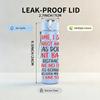 1PC I Came I Saw I Forgot Quote Print 750ml Color Plastic Sports Water Bottle Leakproof Flip Straw Lid Suitable for Sports Office Home Use