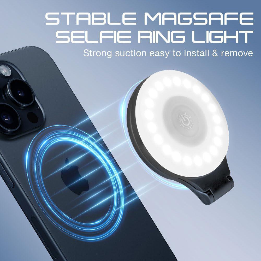 Compact Magnetic Selfie Fill Light for Mobile Phones
