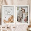 Afuly Photo Wedding Present Frame, 2-Sided, 2L, White, Stylish, Vertical, Wall-Mounted, Wedding, Gift, Anniversary, Birthday, Present, Valentine's