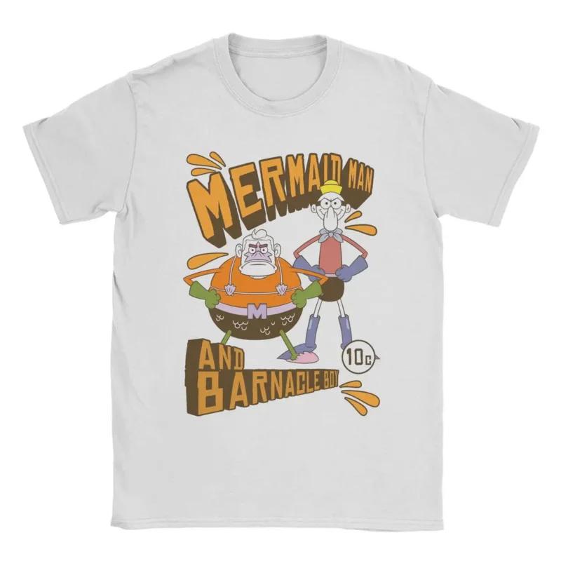 SpongebobedMan And Barnacle Boy T Shirt 100% Cotton Clothing Hipster Short Sleeve Crewneck Tees Classic T-Shirt