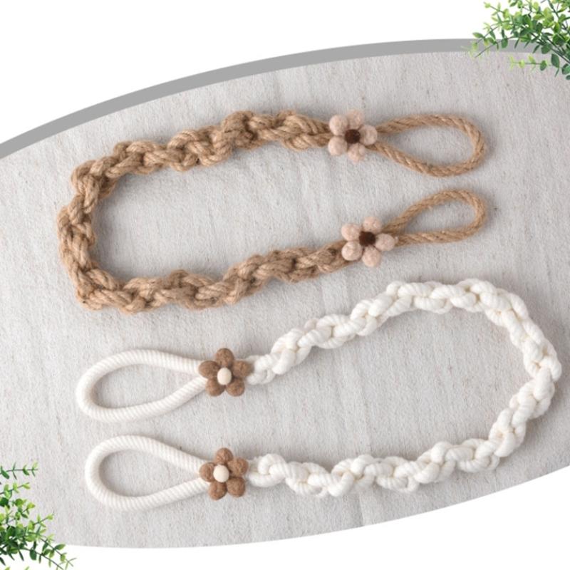 Curtain Tiebacks,Curtain Tie Backs for Curtains Drape Tieback Holders Cord with Metal Hook for Bedroom Farmhouses Decors