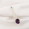 Amethyst Pendant Gemstone Jewelry, 925 Solid Sterling Silver Pendant, Gift For Women Handmade Pendant