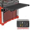 Expandable Magnetic Work Tray For Tool Organization Foldable Side Mount Tray Quick Detach Design Aluminum Construction