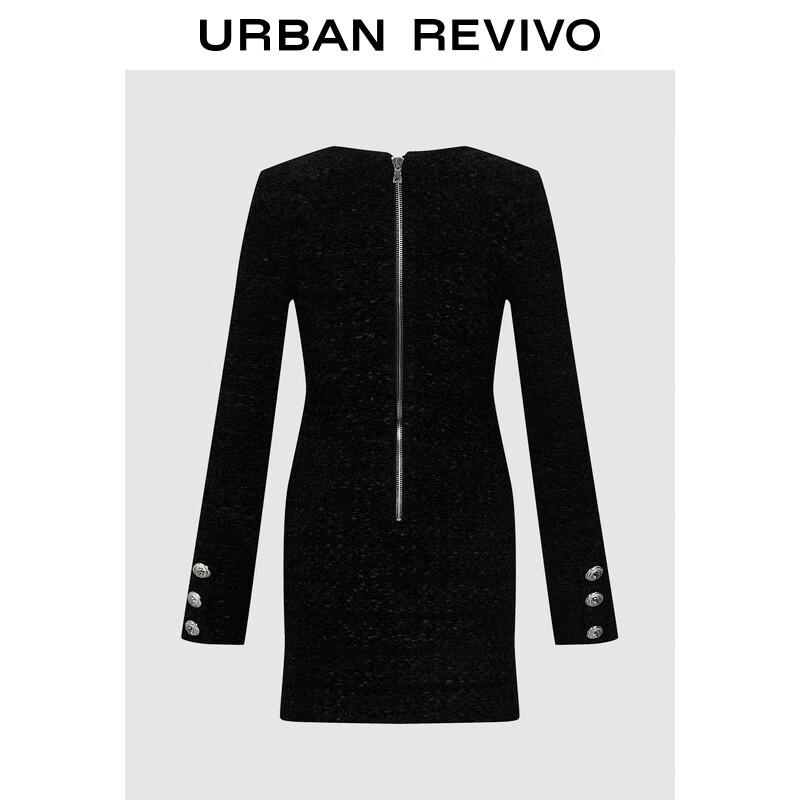 

Women s Winter Zipper Knit Mini Dress M