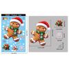 Christmas Decorations Snowman Snow Glass Stickers Christmas Party Decorations Santa Claus Static Stickers
