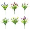 Artificial Flowers 7 Stems Fake Plant Decor for Home Living Room Table