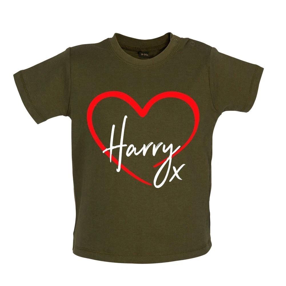 Love Heart Harry Kiss - Baby Kids Boys Girls Unisex T-Shirt / Babygrow - love Styles Tour Gig Pop Music 120