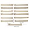 13/26Pcs Wooden Bookcase Separators Numbered Marker For Music Discs And Magazine Storage