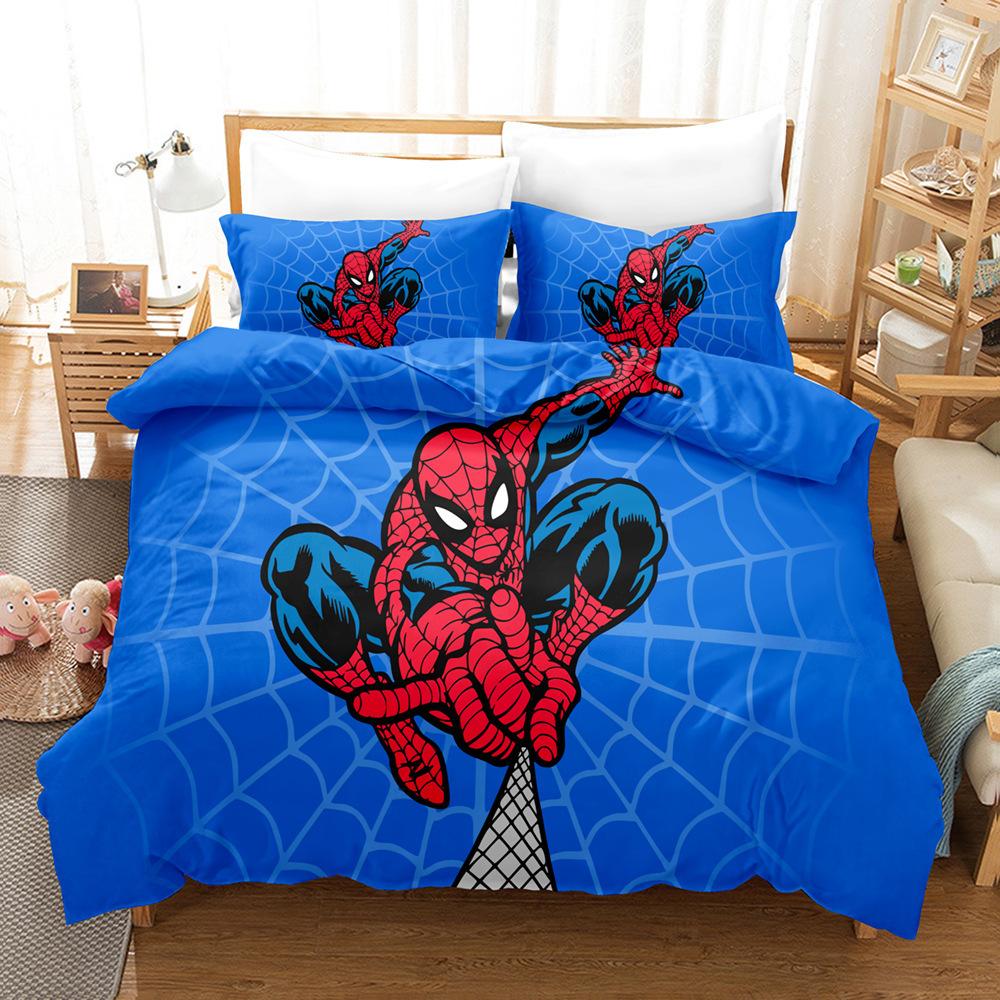 Home Textile Quilt Cover Pillowcase 3D Digital Printing Three-Piece Set