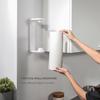 Simpletome Paper Towel Holder, Under Cabinet or Wall Mounted, One-Hand Operation, Tension Arm, Kitchen Paper Holder (White, Fits 24-28cm Rolls)