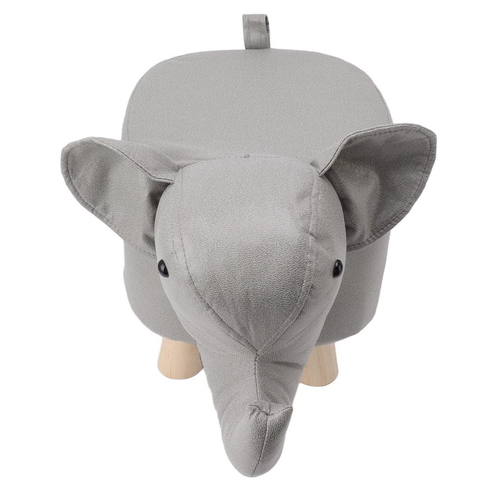 Fußhocker in Tierform, Elefantenform, rutschfest, leise, bequem, stabil, vielseitig einsetzbar, niedlicher Hocker