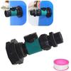 Threaded Connection Hose Connector Adapter Plastic Exhaust Connector  Garden Irrigation