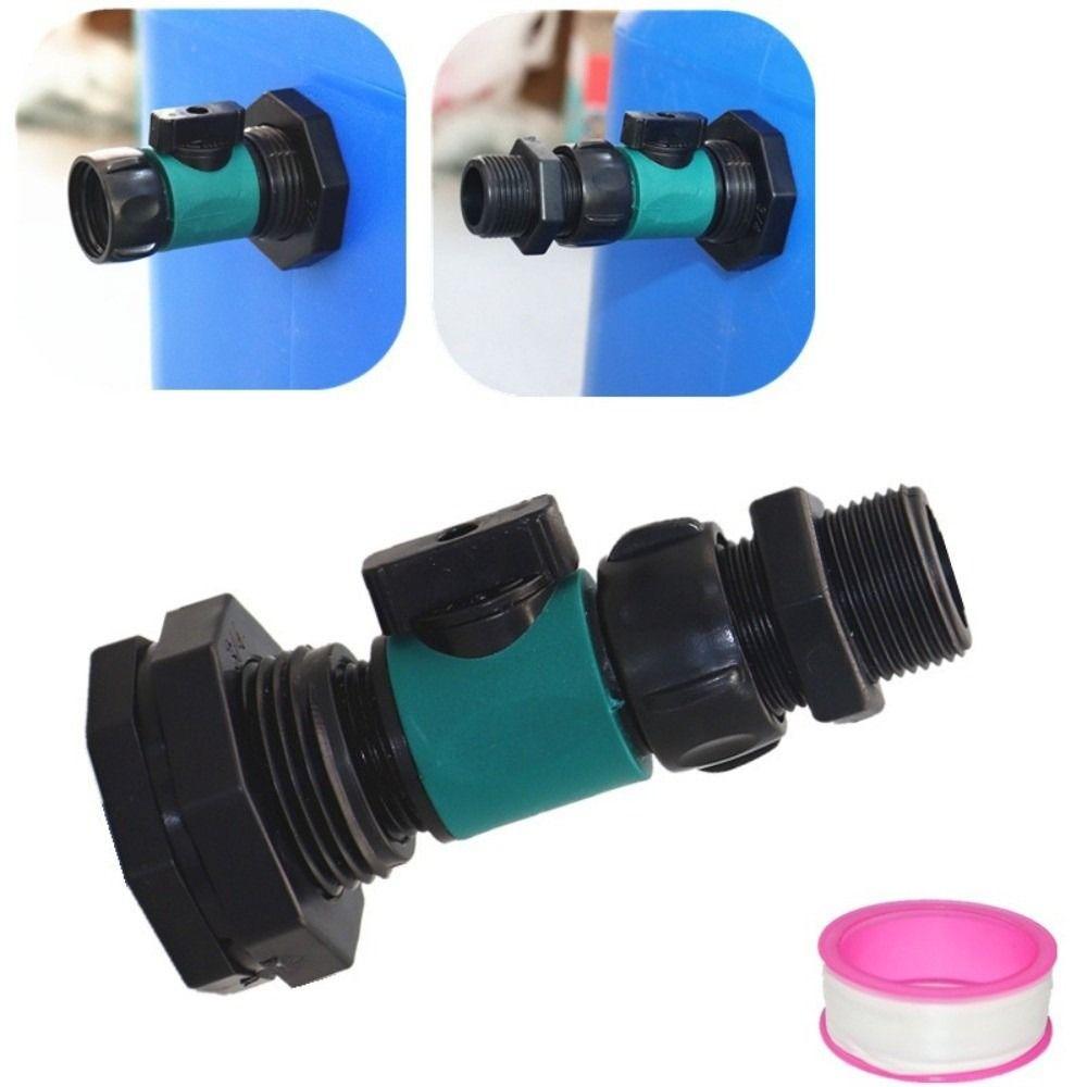 Threaded Connection Hose Connector Adapter Plastic Exhaust Connector Garden Irrigation