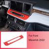 Red ABS Navigation Adjustment Button Panel Cover Trim For FORD Maverick 22