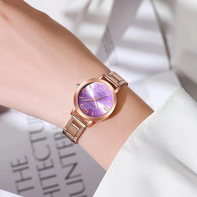 

Luxury Women Quartz Watches Simple Dial Stainless Steel Wristwatch Fashion Luminous Minimalist Girl Clock Gift Relogio Feminino