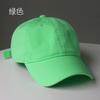 Solid-color, washed cotton baseball cap, suitable for spring and autumn, unisex, plain baseball cap