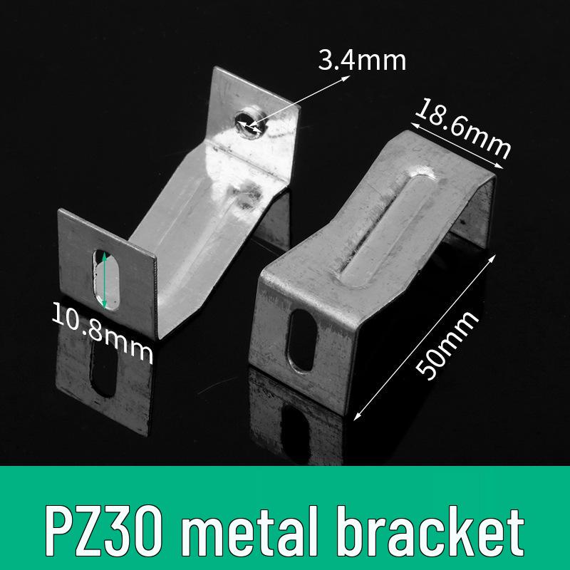 

Кронштейн розподільної коробки PZ30: Кришка панелі Merlin Gerin та пара монтажних вух для направляючої C45