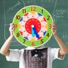 Wooden Color Sorting Clock Learning Time Activity Set Educational Montessori Toys for Kids Gift Primary School Clever Board Toy